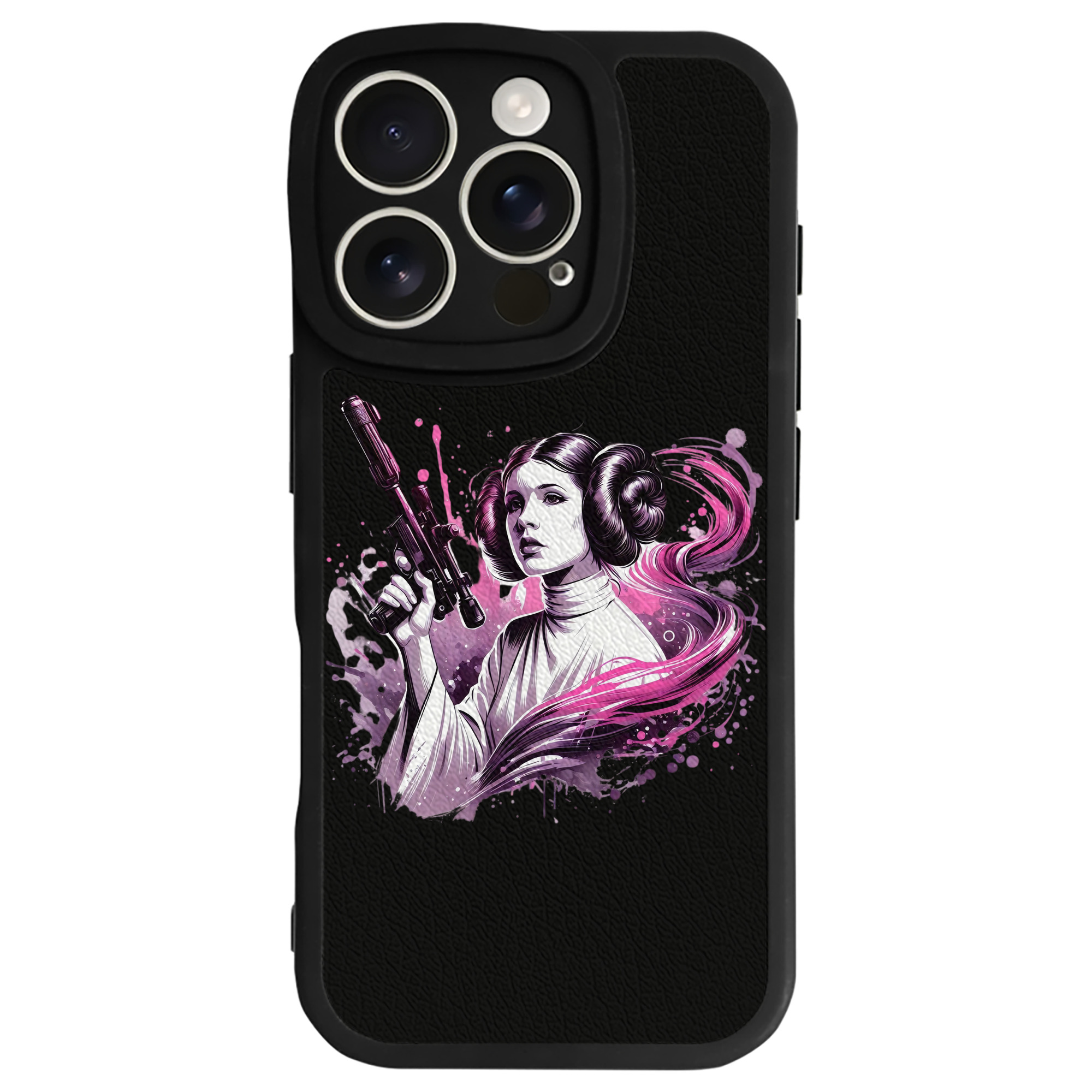 （画像用） スター・ウォーズ Star Wars 【iPhone 16シリーズ対応】シリコンスマホケース（レザー調） 材質：シリコン